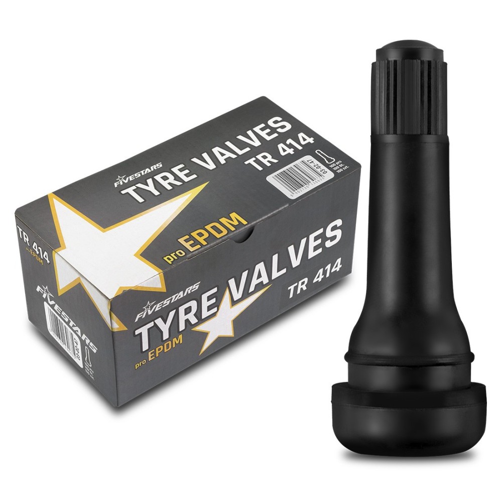 Tyre valve TR 414 100 pcs PRO EPDM