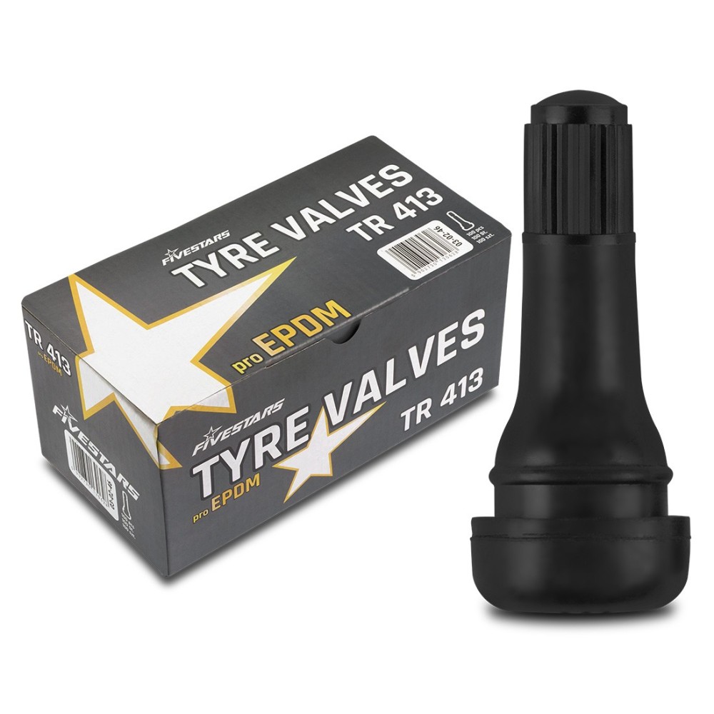 Tyre valve TR 413 100 pcs PRO EPDM