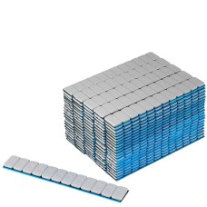 Adhesive wheel balancing weights 5/5 g Painted (Grey) (100 pcs)