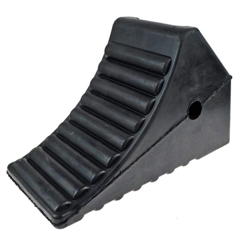 Large rubber wheel chock