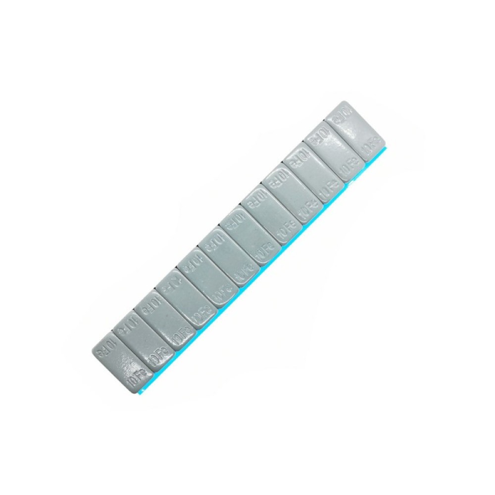 Adhesive wheel balancing weights 10 g/10 g White (50 pcs)