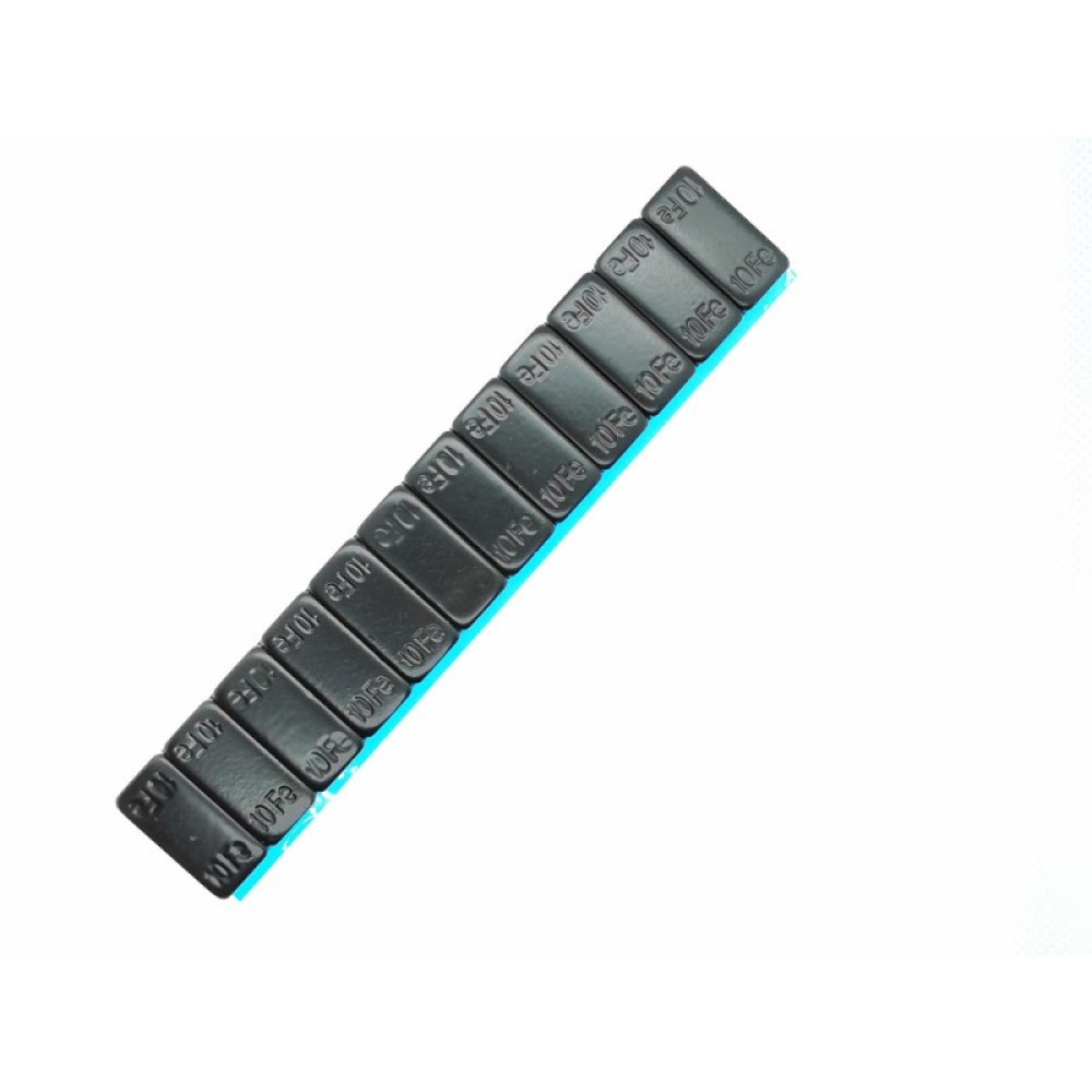 Adhesive wheel balancing weights 10 g/10 g Black (50 pcs)
