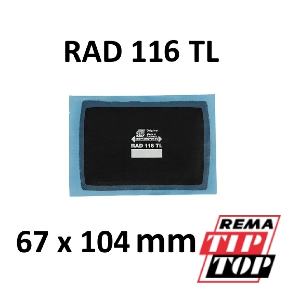 Radial tyre repair patch TipTop 116TL